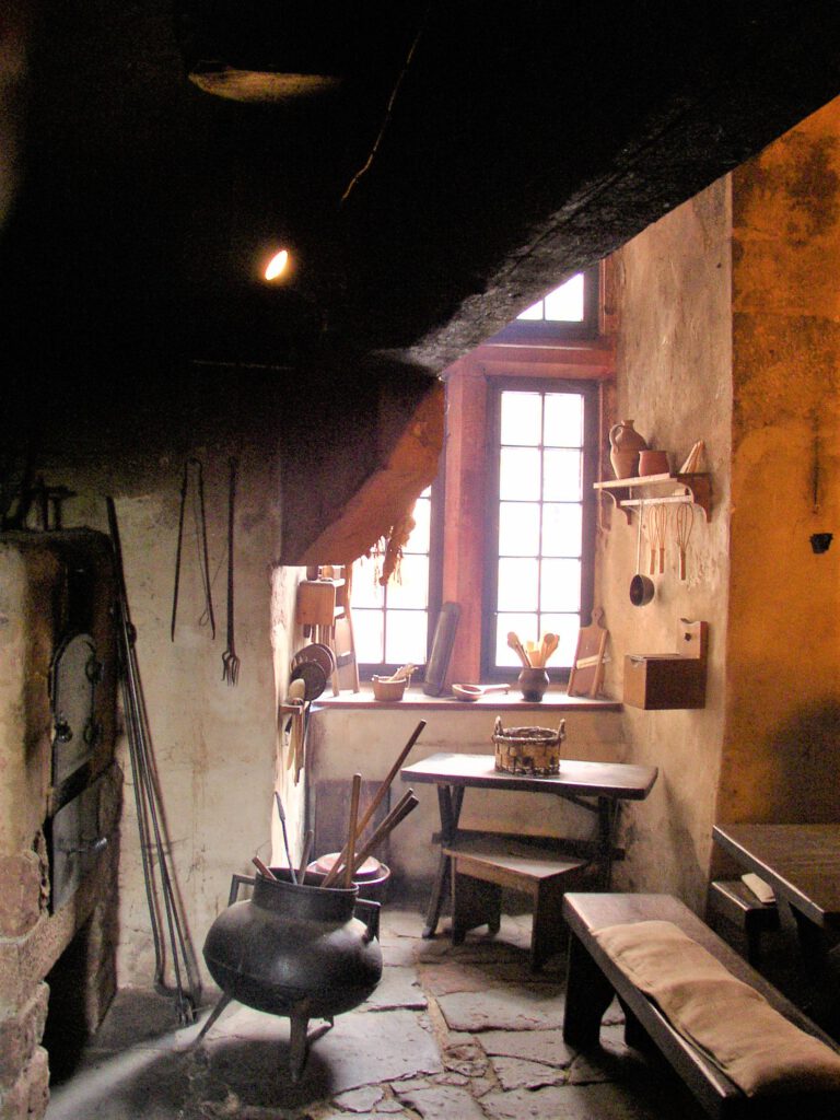 Inspiration for Zelna's kitchen in Chapter 11, Liberty Frye and the Witches of Hessen