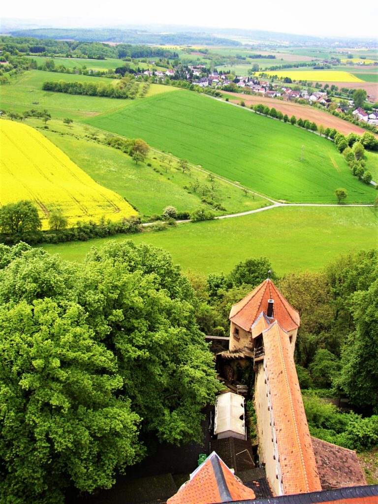 View from Ronnenburg Castle Tower