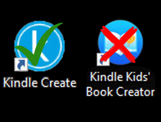 How to make a Picture Book with Kindle Create Tutorial (and update)